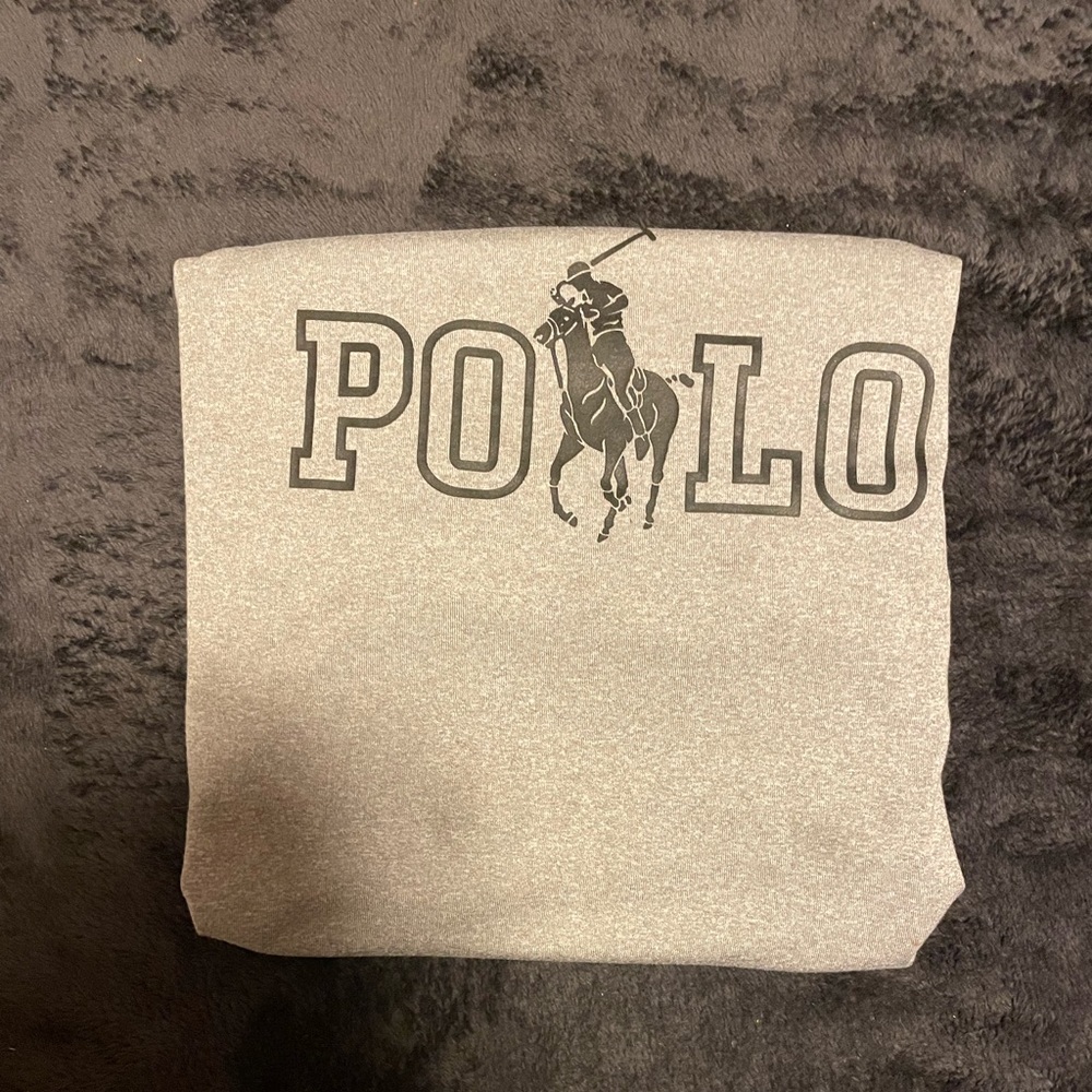 Polo by Ralph Lauren Gray Logo Short Sleeve Tee